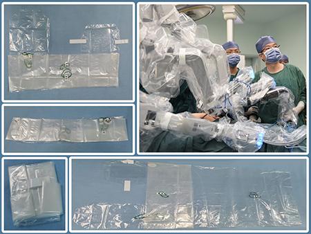 Cobertura plastica para equipos medicos